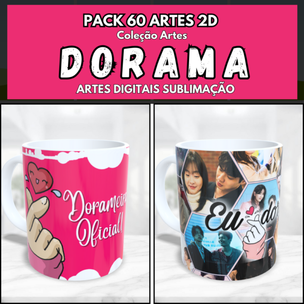 sublimação canecas doramas